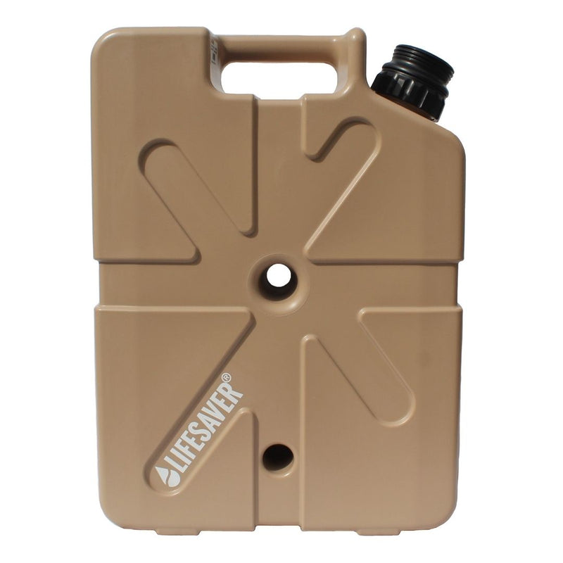 Load image into Gallery viewer, Beige Jerrycan with 'Lifesaver' branding on a white background
