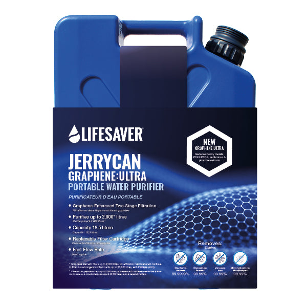 Load image into Gallery viewer, Lifesaver Jerrycan Graphene-Ultra portable water purifier on a white background
