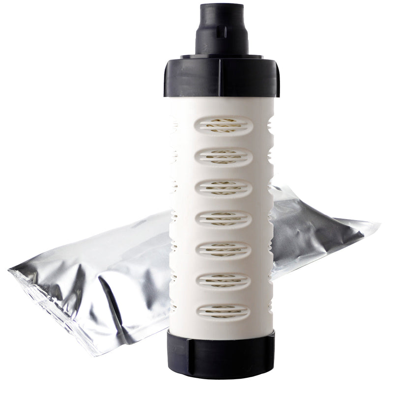 Load image into Gallery viewer, Life Saver Bottle replacement filter with foil wrap for extended shelf life
