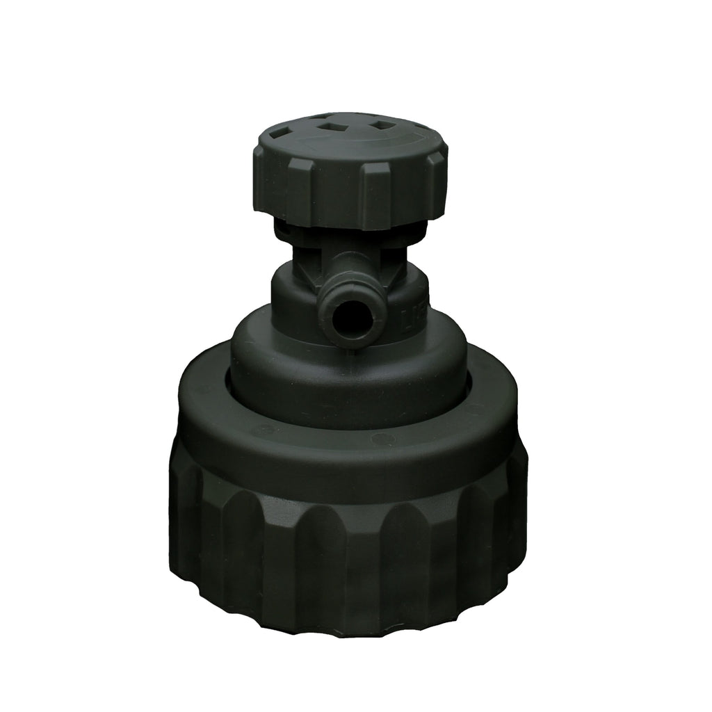 Black tap on a white background