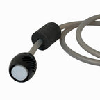 Close up of the float and prefilter at the end of a scavenger hose