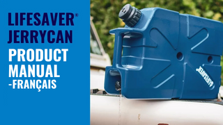 LifeSaver Jerrycan Product Manual - French