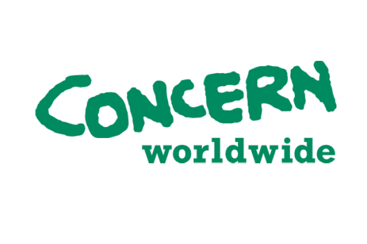 Green 'Concern worldwide' logo on a white background