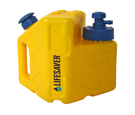 Yellow Cube with 'Lifesaver' branding on a white background